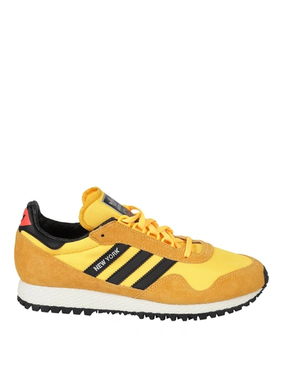 Shop Adidas Originals New York Sneakers In Orange