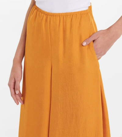 Shop Vince High-rise Wide Pants In Orange