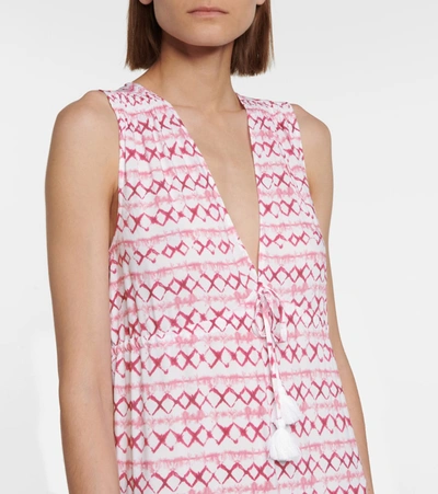 Shop Heidi Klein Penida Printed Maxi Dress In Pink