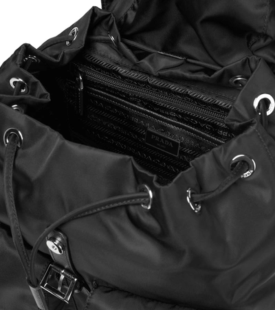 Shop Prada Re-nylon Backpack In Black