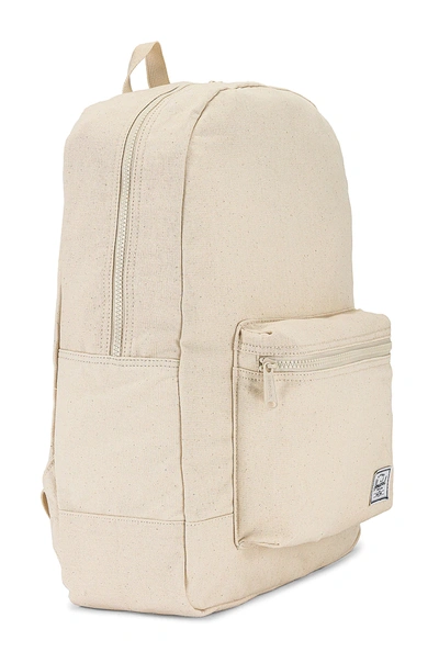 Shop Herschel Supply Co Cotton Casuals Packable Daypack In Ivory