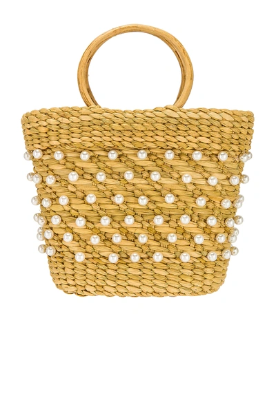 Shop Poolside The Mak Pearl Tote In Natural