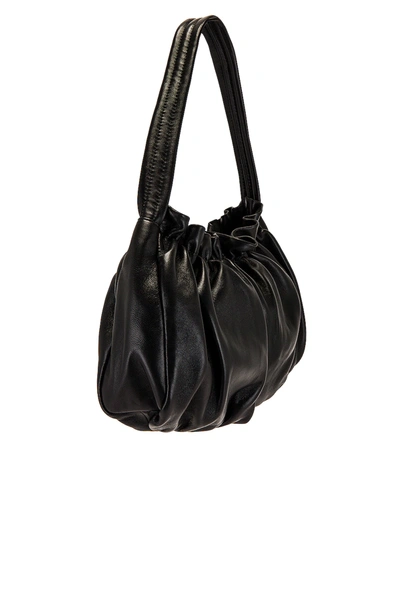 Shop Loeffler Randall Alicia Gathered Baguette Bag In Black