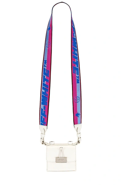 Shop Off-white Binder Crossbody Bag In Off White