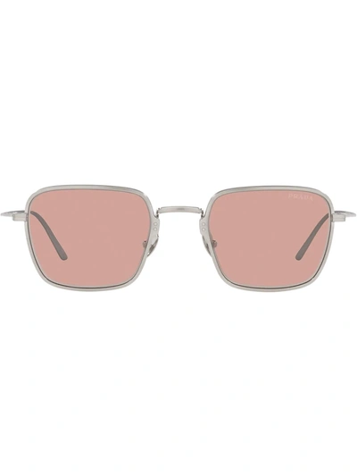 Shop Prada Square-frame Sunglasses In Rosa