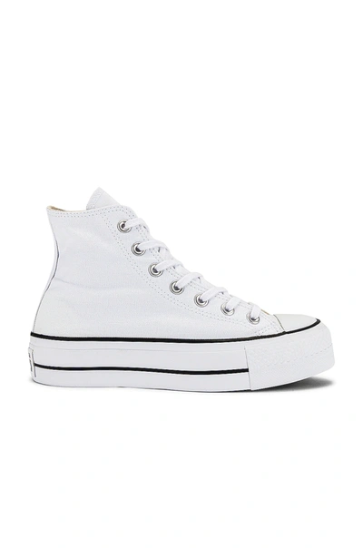 CHUCK TAYLOR ALL STAR LIFT HI 运动鞋 – 白色&黑色