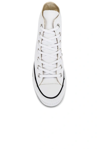 Converse White Chuck Taylor All Star Lift Platform High Sneakers In White & Black