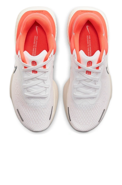 Shop Nike Zoomx Invincible Run Fk Sneaker In White & Mango