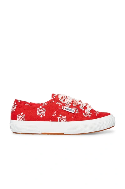 Shop Superga 2750 Bandana Sneaker In Red