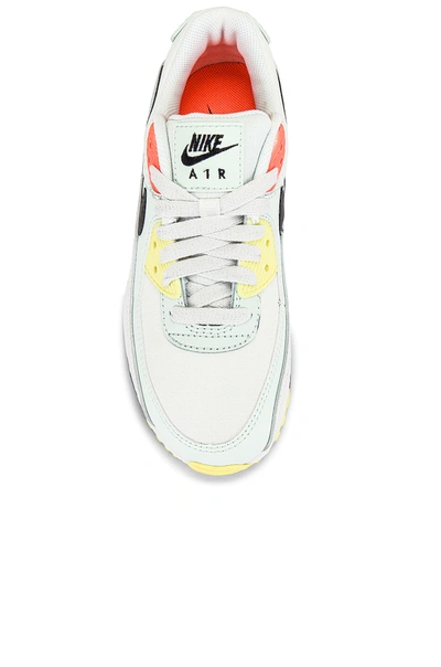 Shop Nike Air Max 90 Sneaker In Summit White  Dark Smoke & Mango