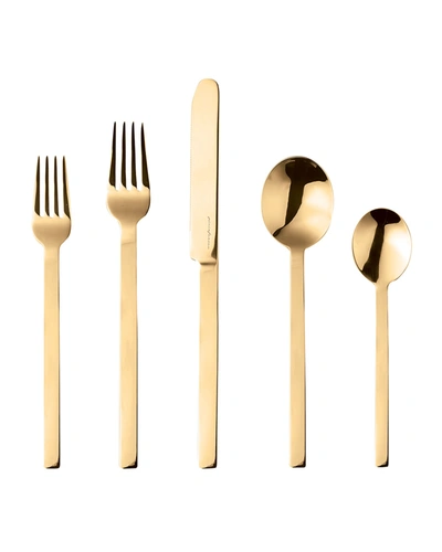 Mepra Stile Ice Oro 20-piece Flatware Set