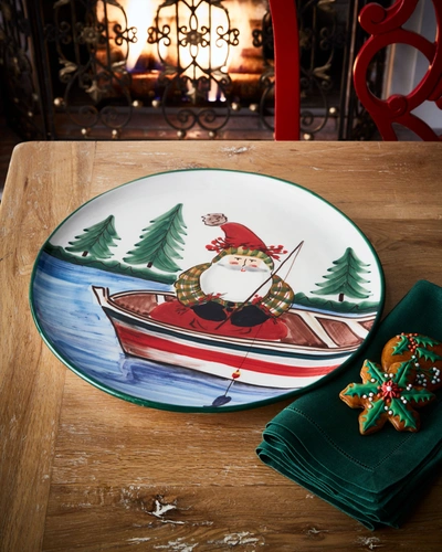 Shop Vietri Old St. Nick Fishing Round Platter