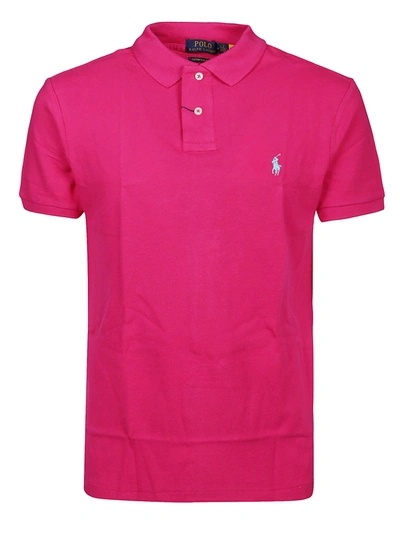 Shop Polo Ralph Lauren Pony Embroidered Short In Pink
