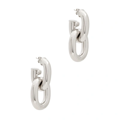 Shop Paco Rabanne Xl Link Silver-tone Drop Earrings