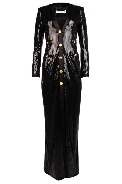 Shop Alessandra Rich Sequin In Black