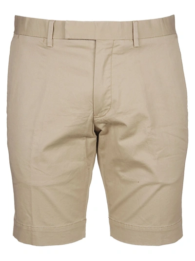 Shop Polo Ralph Lauren Fitted Chino Shorts In Beige