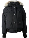 Canada Goose Black Down Chilliwack Bomber Jacket