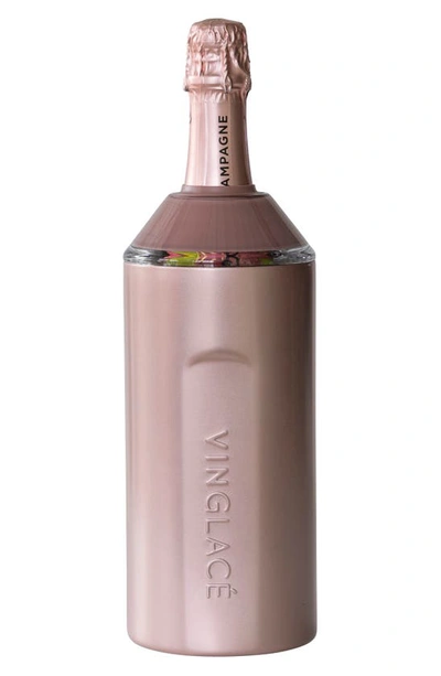 Shop Vinglace Wine & Champagne Chiller In Rose Gold