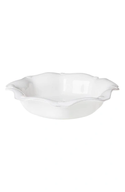 Shop Juliska 'berry And Thread' Scallop Pasta Bowl In Whitewash