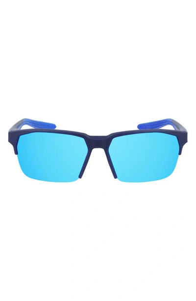 Shop Nike Maverick Free 60mm Polarized Sunglasses In Atte Black/ Grey