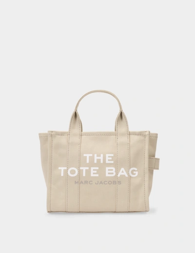Shop Marc Jacobs (the) The Mini Tote Bag - Marc Jacobs -  Beige - Cotton