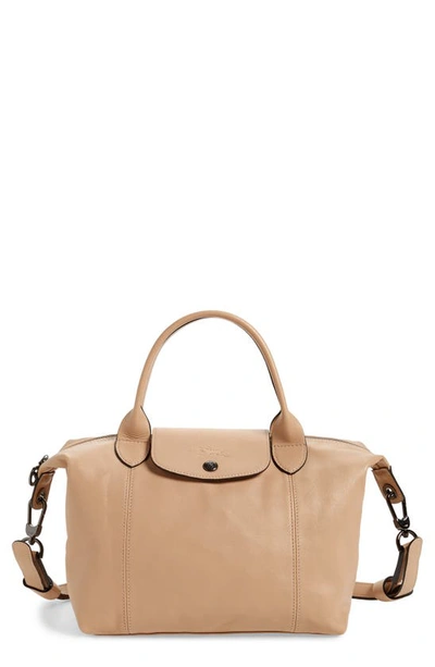 Longchamp Le Pliage Cuir Medium Shoulder Bag