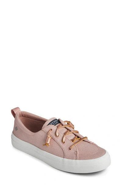 Shop Sperry Crest Vibe Slip-on Sneaker In Blush Textile