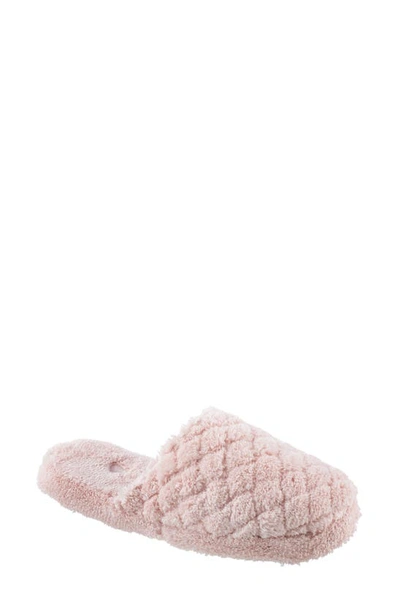 Shop Acorn Quilted Spa Slide Slipper In Pink