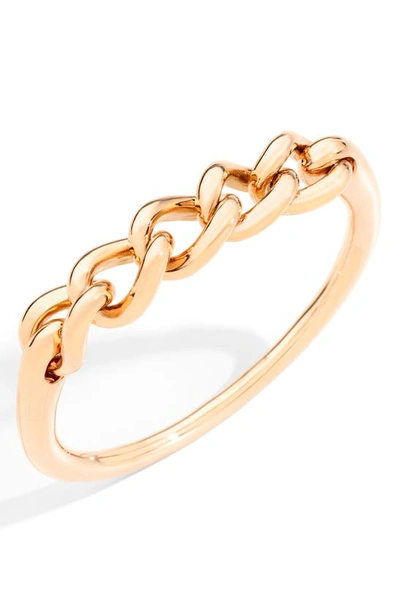 Shop Pomellato Tango Chain Link Bangle In Rose Gold