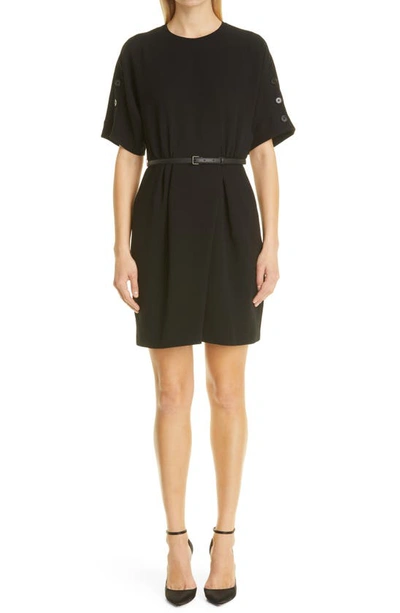 Shop Max Mara Pittura Cady Dress In Black