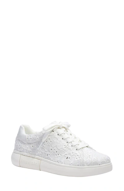 Shop Kate Spade Lift Platform Sneaker In Optic White