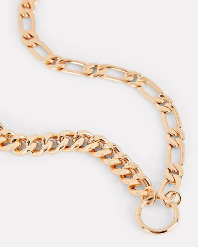 Shop Argento Vivo Asymmetric Chain Ring Necklace In Gold