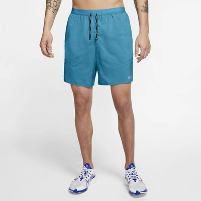 Shop Nike Flex Stride Men's 7" Brief Running Shorts In Chlorine Blue