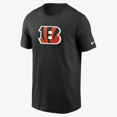 Shop Nike Men's Logo Essential (nfl Cincinnati Bengals) T-shirt In Black