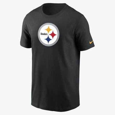 Shop Nike Women's Logo Essential (nfl Pittsburgh Steelers) T-shirt In Black