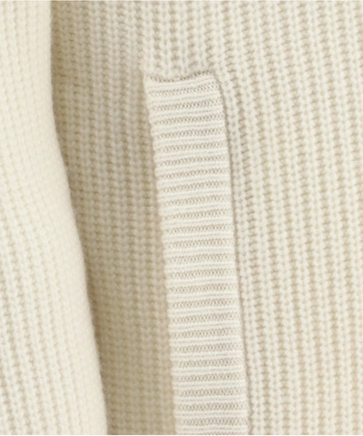 Shop Brunello Cucinelli Ribbed Bomber In White