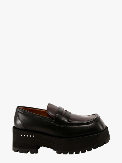 Shop Marni Loafer In Black