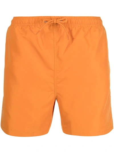 Shop Norse Projects Hauge Swim Shorts In Orange
