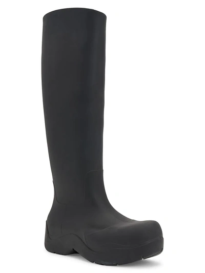Shop Bottega Veneta Men's Wardrobe 02 The Puddle Boot 30 Rubber Tall Boots In Black