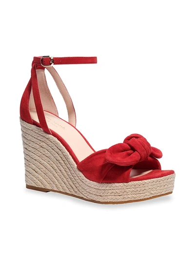 Shop Kate Spade Tianna Espadrille Wedge Sandals In Lava Falls