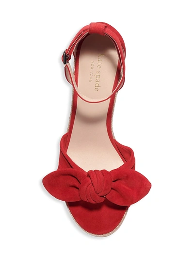 Shop Kate Spade Tianna Espadrille Wedge Sandals In Lava Falls