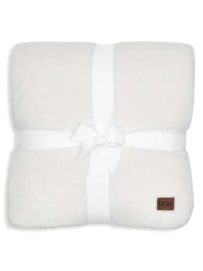 Shop Ugg Whitecap Throw Blanket In Snow