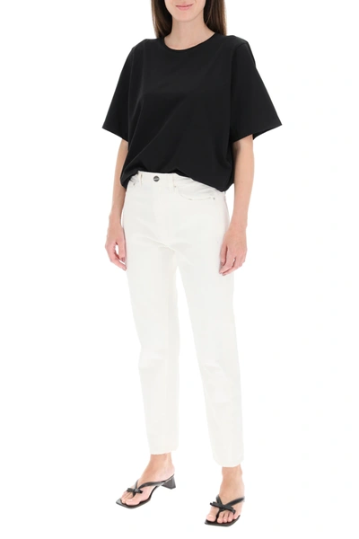 Shop Totême Oversized Cotton T-shirt In Black