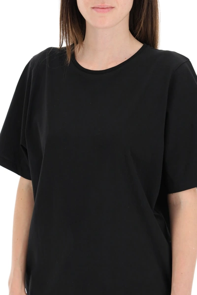 Shop Totême Oversized Cotton T-shirt In Black