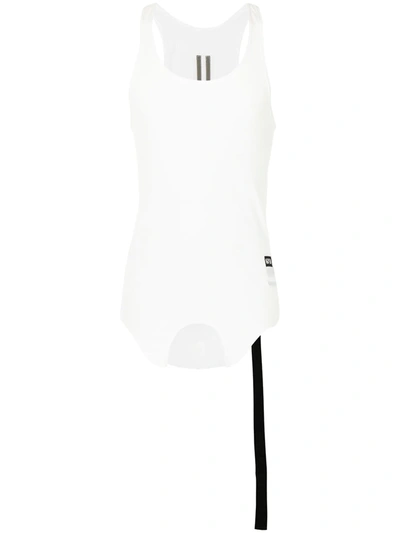 Shop Rick Owens Drkshdw Cut-out Detail Vest Top In White