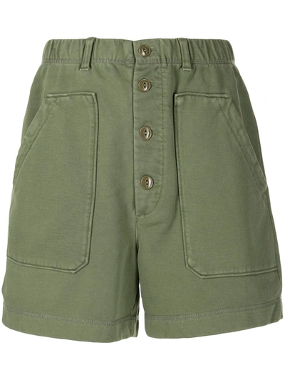 Shop Alex Mill Lakeside Knee-length Shorts In Green