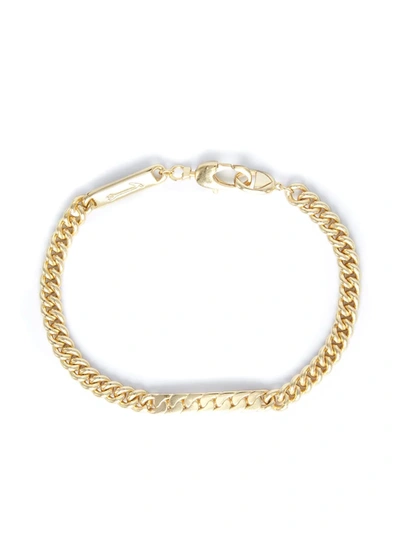Shop Capsule Eleven Power Tag Chain Bracelet In Gold