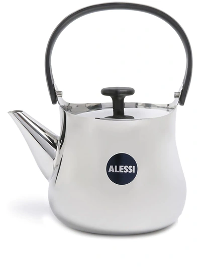 Shop Alessi Cha Stainless Steel Kettle In Silver