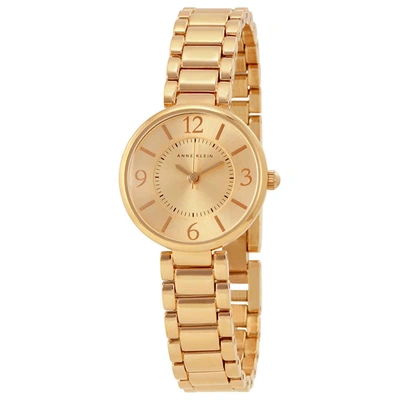 Shop Anne Klein Rose Dial Ladies Watch 1870rgrg In Gold Tone,pink,rose Gold Tone