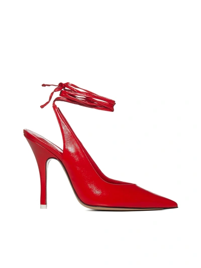 Shop Attico High-heeled Shoe In Red